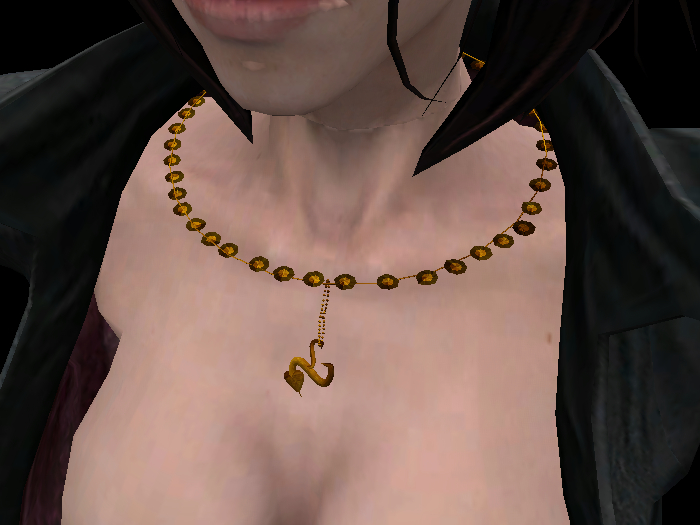 Gold Necklace Snake