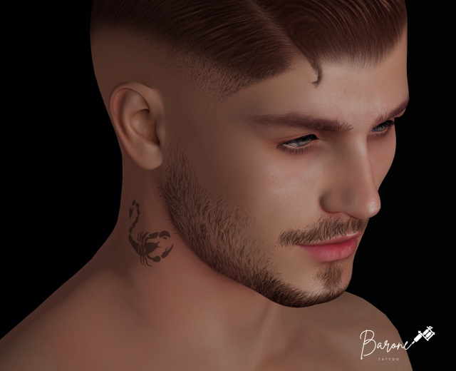 ::Barone Tattoo:: Scorpion (neck)