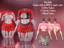 [[ Masoom ]] Crimson Curse Top - Pink