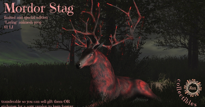 Jinx Collectible : Mordor Stag Laying - Rezz to Open