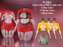 [[ Masoom ]] Crimson Curse Top - Yellow