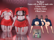 [[ Masoom ]] Crimson Curse Top - Royal