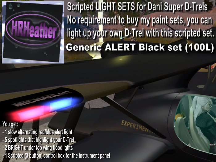 [HRH] GENERIC Alertlight BLACK Set (BOX)