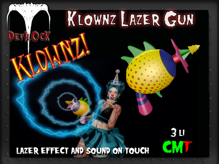 DEVILOCK - Klownz Laser Gun (ADD TO UNPACK)