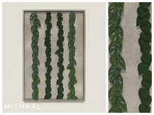 Mithral * Large Vine Frame (Silver)