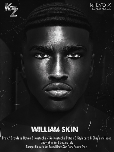 #DEMO KZ. William Skin - Dark Brown Tone