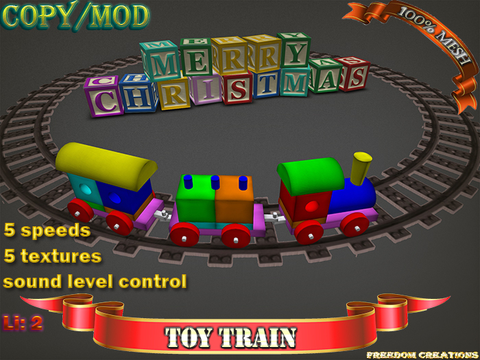 Toy train-Freedom creations