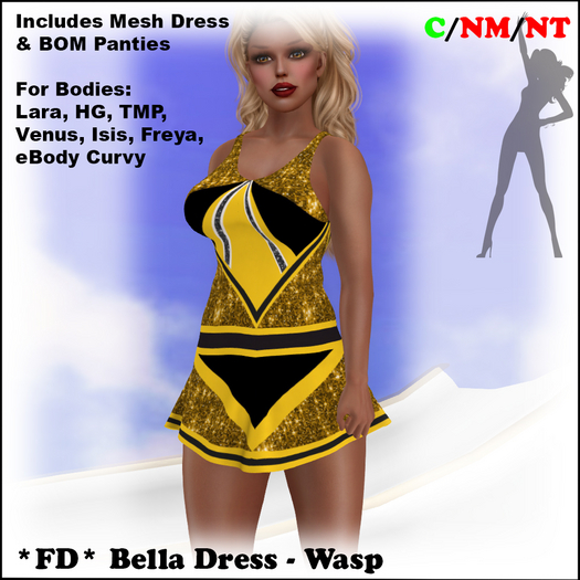 *FD* Bella Dress [Boxed] Wasp