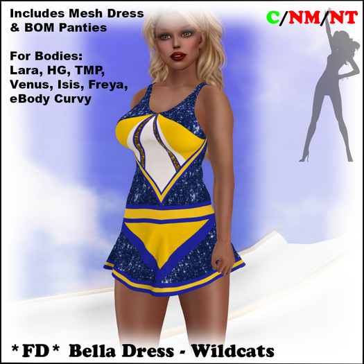 *FD* Bella Dress [Boxed] Wildcats