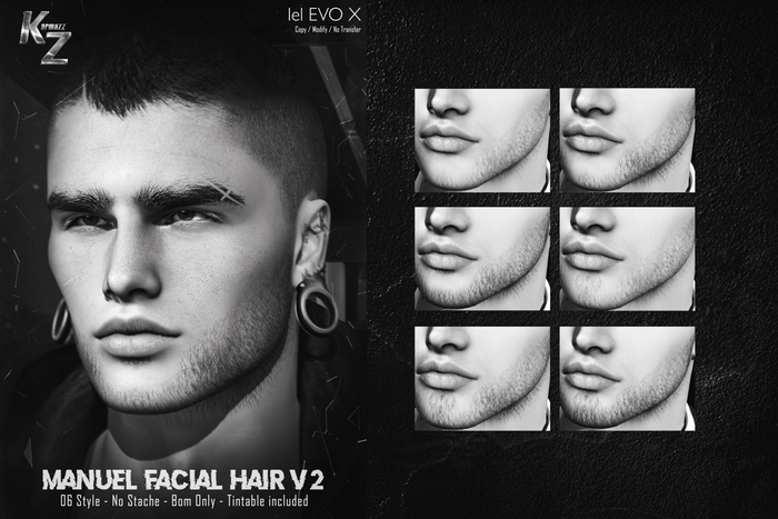 *DEMO Manuel Facial Hair  V2