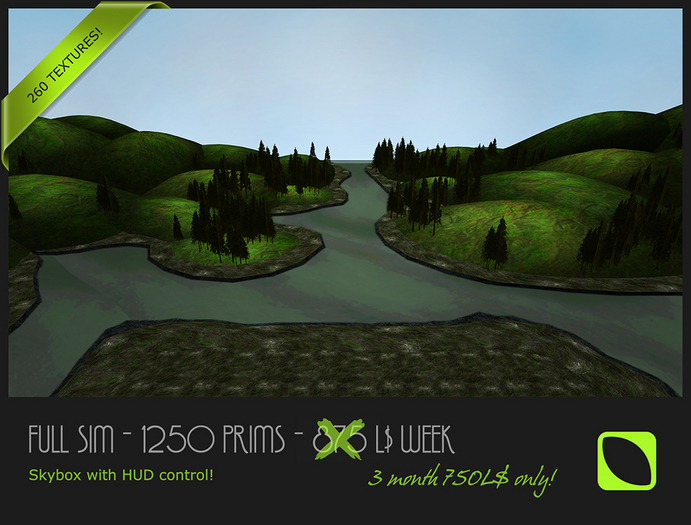 Full SIM Skybox - 750L$ / 1250P - Texture HUD - DRAGON