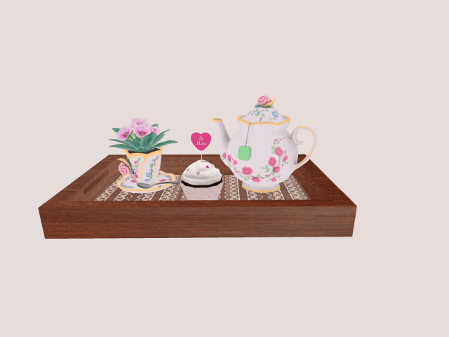 Tea Set only decor.