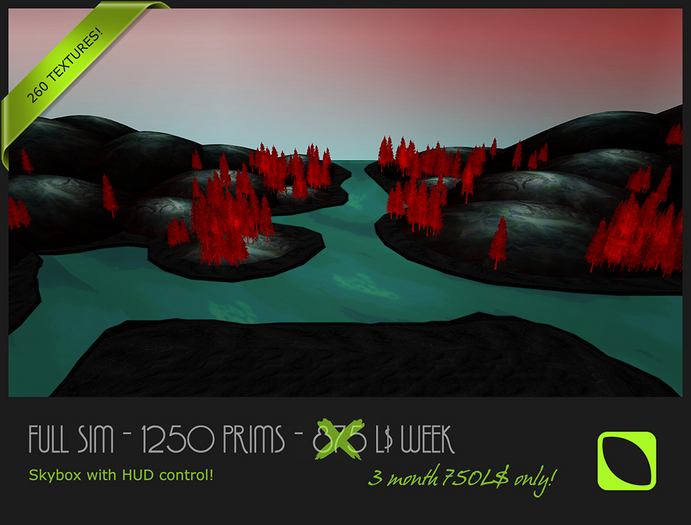 Full SIM Skybox - 875L$ / 1250P - Scenery Switch & Texture HUD!