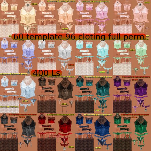 16 corset full perm @