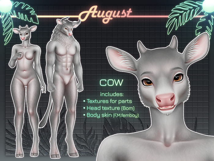 [• AUGUST •] - Cow gray (MOD for Herby)