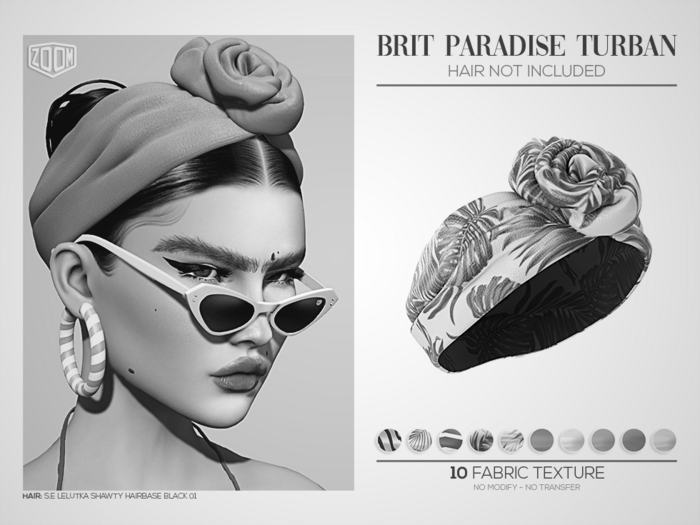 [Z O O M] Brit Paradise Turban - DEMO