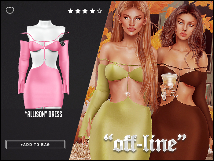 "Off-Line" x "Allison" Dress / Pinky