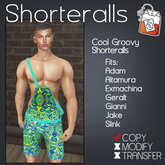 ~TL~ Cool Groovy Shorteralls