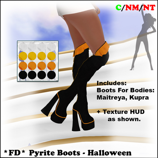 *FD* Pyrite Boots [BOXED] Halloween