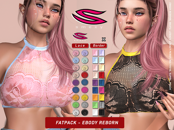 ::Smexy:: HalterLace TOP FATPACK REBORN