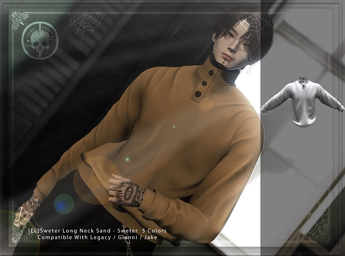 [EL]Sweter Long Neck White