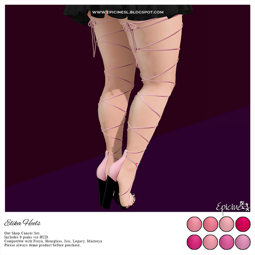 Epicine - Elika Heels - Out Shop Cancer Set