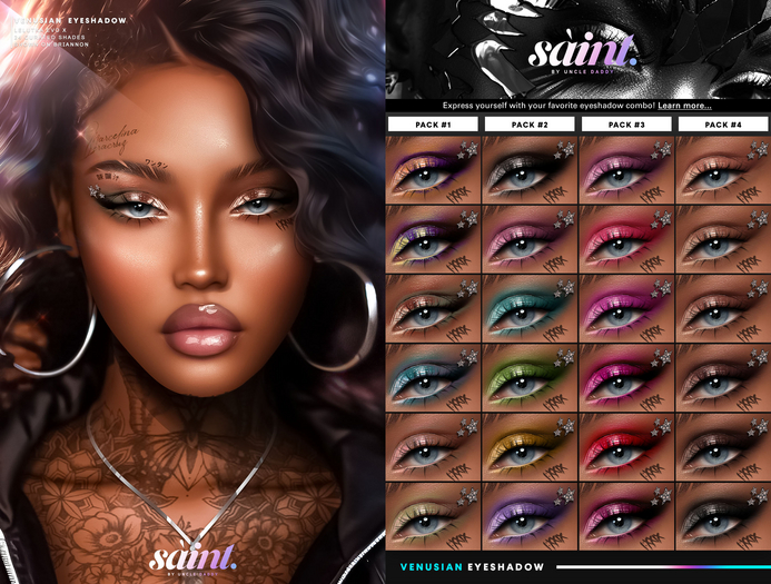 ! #saint. x evox - venusian eyeshadow (fatpack)