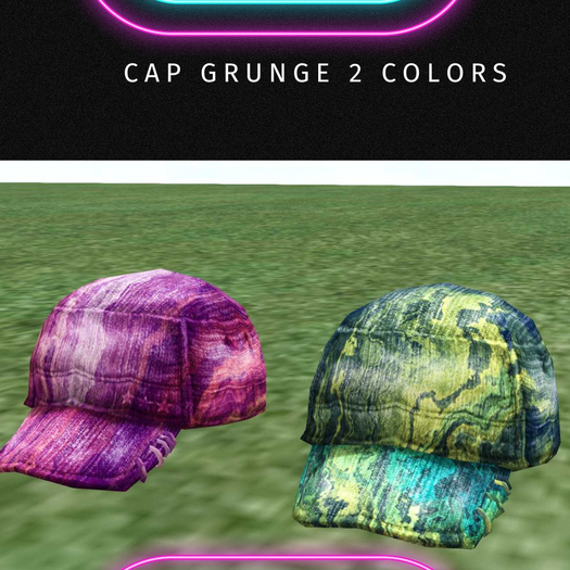 "MB" Cap Grunge 2 colors