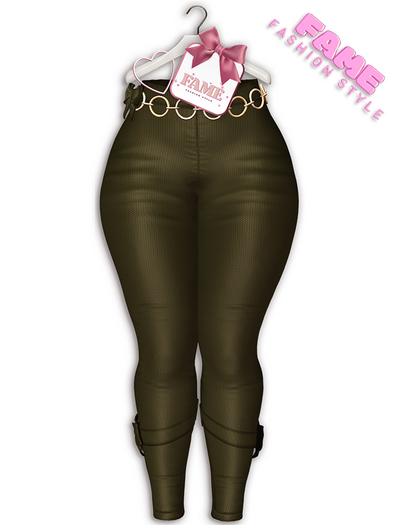 [FAME]  Leggings - KARINA / Green