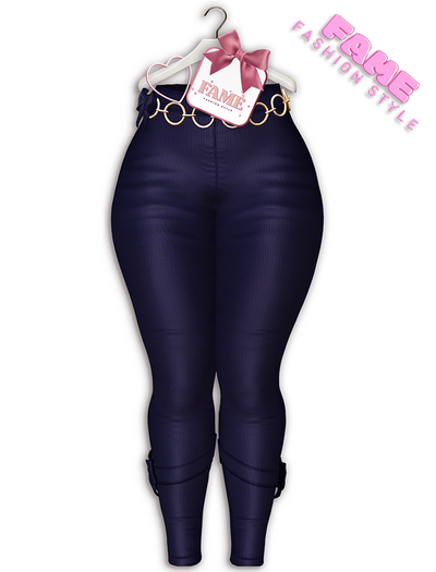 [FAME]  Leggings - KARINA / Dark blue