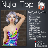 ~TL~ Tied Dyed Nyla Top