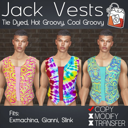 ~TL~ Jack Vests Set (Add Me to Unpack)