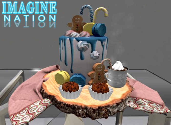 Imagine Fudge Christmas Cake