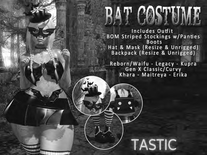 Tastic-Bat Costume Demo