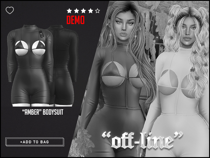 "Off-Line" x "Amber" Bodysuit / Demo