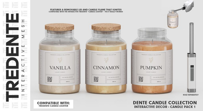 Tredente // Dente Candle [PUMPKIN] (Packed)