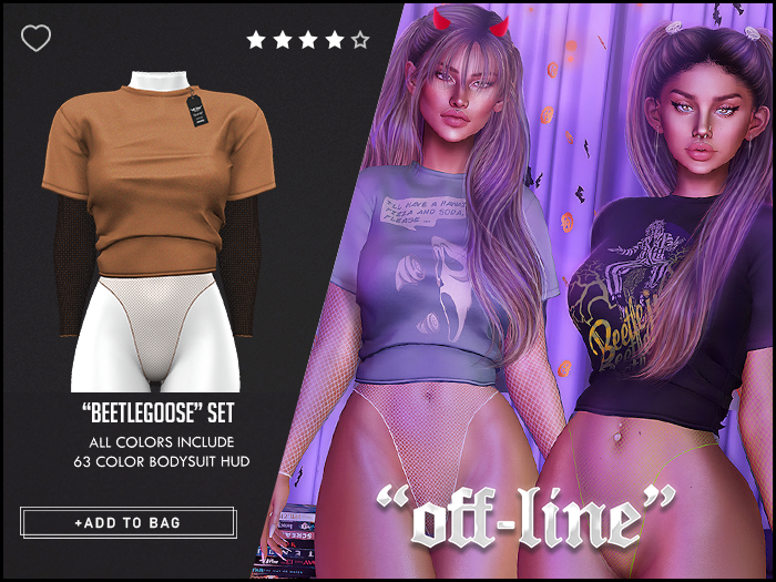 "Off-Line" x "BeetleGoose" Set / Caramel
