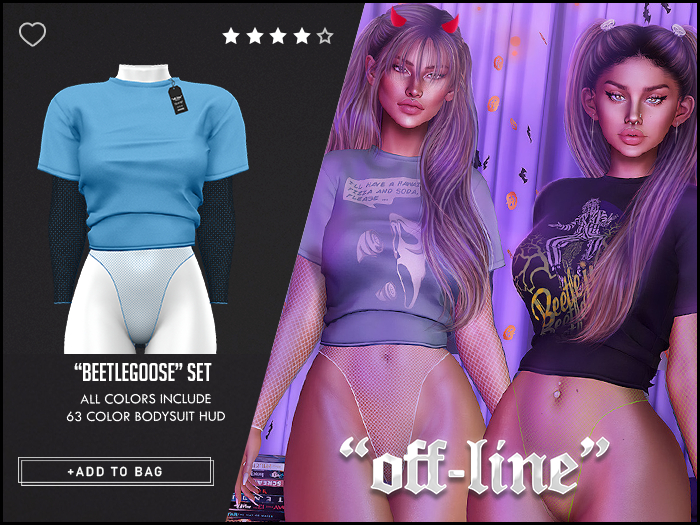 "Off-Line" x "BeetleGoose" Set / Blue