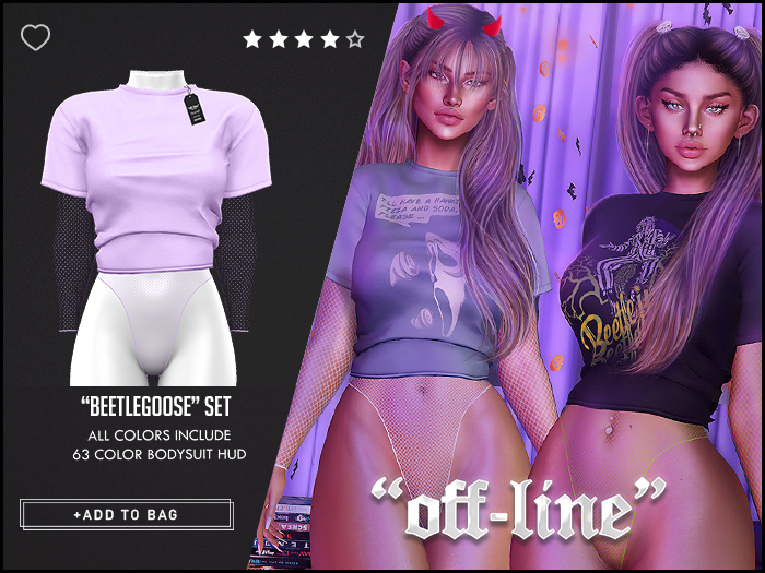 "Off-Line" x "BeetleGoose" Set / Thistle