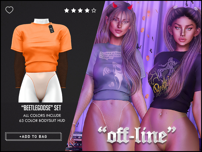 "Off-Line" x "BeetleGoose" Set / Tangerine