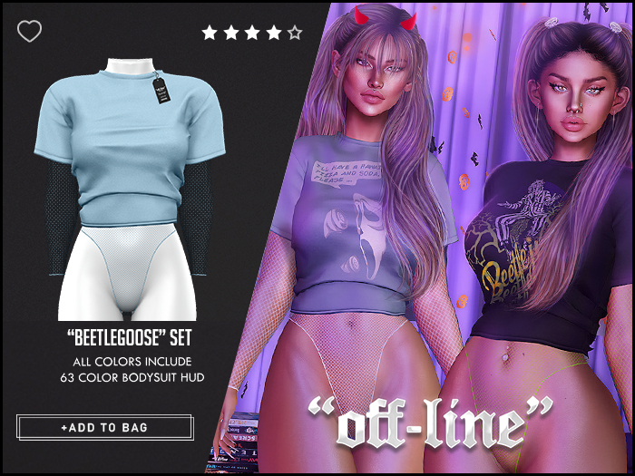 "Off-Line" x "BeetleGoose" Set / Sky