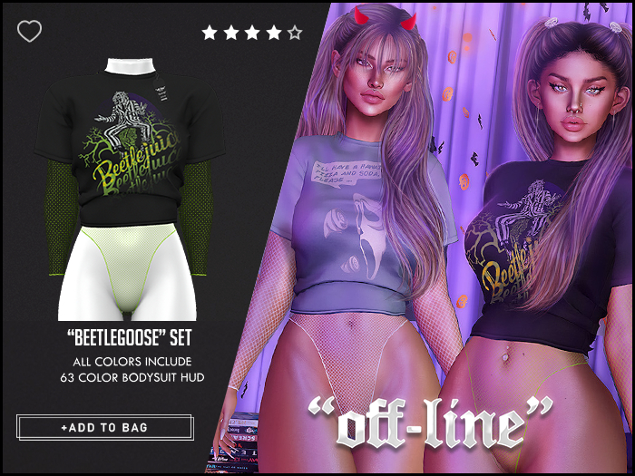 "Off-Line" x "BeetleGoose" Set / Print 3