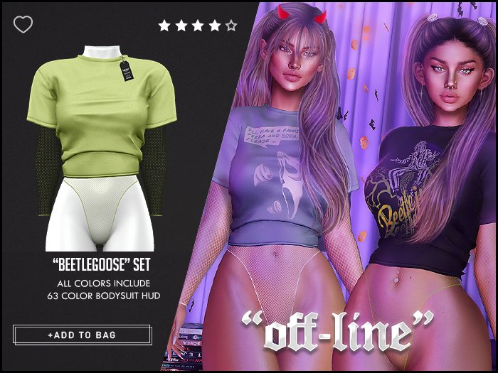 "Off-Line" x "BeetleGoose" Set / Pistachio