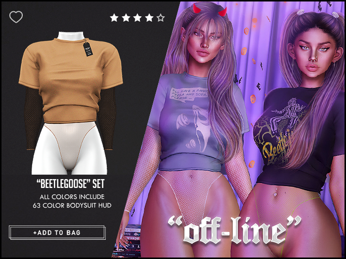 "Off-Line" x "BeetleGoose" Set / Nude