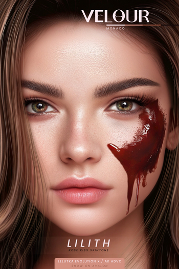 Second Life Marketplace - VELOUR: LILITH SKIN for EVO X (ICY)