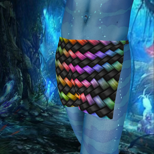 rainbow Braided Loincloth