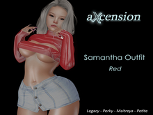 aX: Samantha Outfit Red