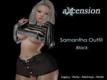 aX: Samantha Outfit Black
