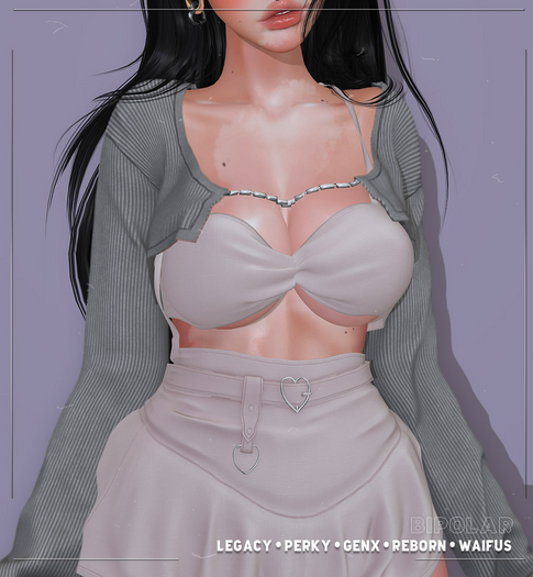 Bipolar - Candy Cardigan - Grey