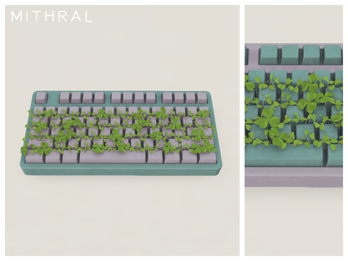 Mithral * Plant Keyboard (Blue/Purple)